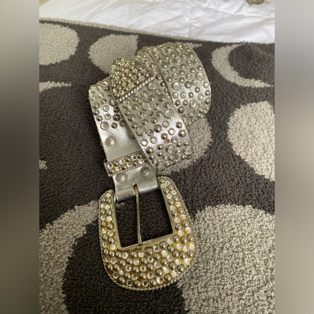 Vintage Michael Morrison Crystal Belt